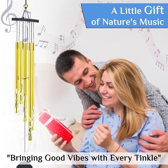 Музыка Ветра для Спальни, Гостиной и Балкона – Подарочные Предметы для Декора Дома, для Положительной Энергии, Новоселья и Декора Комнаты