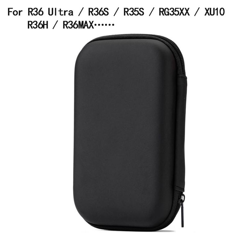 For R36 Ultra game console storage bag EVA hard shell anti pressure waterproof bag anti scratch screen protector silicone case
