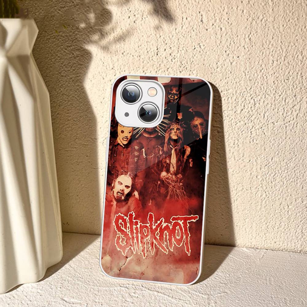 Band Cool-S-SlipknotS-S Tempered Glass For Iphone 14 13 12 11 Pro Mini XS MAX 14Plus X XS XR Cover