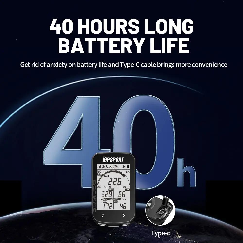 Велосипедный компьютер с GPS IGPSPORT BSC100S, беспроводной спидометр, цифровой секундомер, велосипедный одометр, велосипедный компьютер