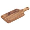 Fuji Boeki Acacia Wooden Cutting Board with Handle, Medium Size, 30.4cm W X 12.7cm D X 2cm H, Camping, Picnic, Handmade, Natural Wood, Product