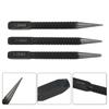 3pcs 1.5mm/2mm/3mm Alloy Steel Center Punch Set Non Center Punch for Alloy Steel Metal Wood Marking Drilling Tool Center Punches
