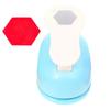 Hexagon Postage Stamp Punch Lever Action Craft Punch for Paper Crafting Scrapbooking Various Materials Punching Tool