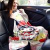1pc Kuromi, Sweet, Bubble RV flannel blanket, pattern printed blanket, sofa bed couch car office camping travel warm comfortable soft blanke