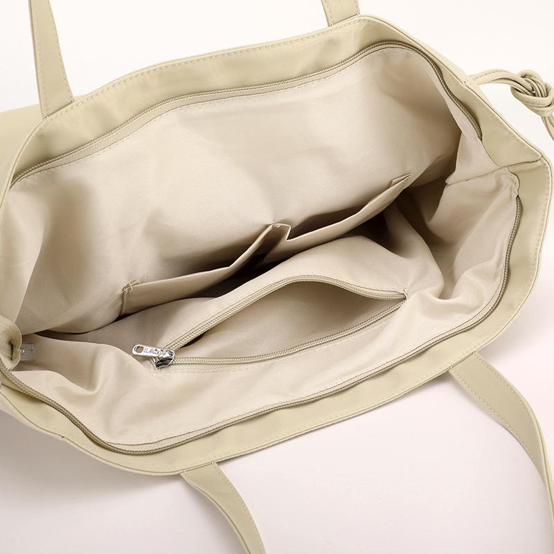 Большая вместительная сумка-тоут, легкая водонепроницаемая нейлоновая сумка, женская сумка через плечо