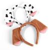 2 Pack Dog Ears Headband Furry Puppy Ears Hair Hoop