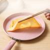 Flat Bottom Pan Pink Non-Stick Pot for Gas Stoves and Cooker Use Mini Omelettes Fried Eggs Pancake Baking Pans Pot