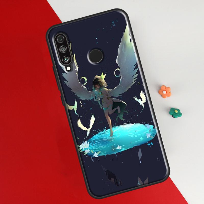 Чехол Genshin Impact Venti для Huawei Honor 50 P20 P30 P40 P50 Pro Lite P Smart Z 2019 2021 Nova 5T чехол для телефона