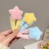 Minimalist Style Plush BB Hairpins Hair Accessories Sweet Fluffy Barrettes Ladies