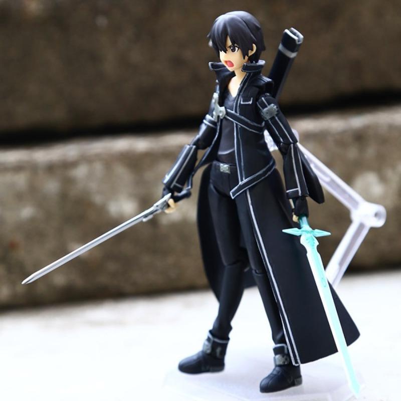Аниме Фигурка Модель Sword Art Online Юки Асуна Киригая Кадзуто Кирито Стоящая Модель Кукла Настольное Украшение Коллекционные Игрушки Подарки