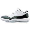 Мужские кроссовки Air 11 Retro Low Emerald White Emerald-Rise-Black 528895-145