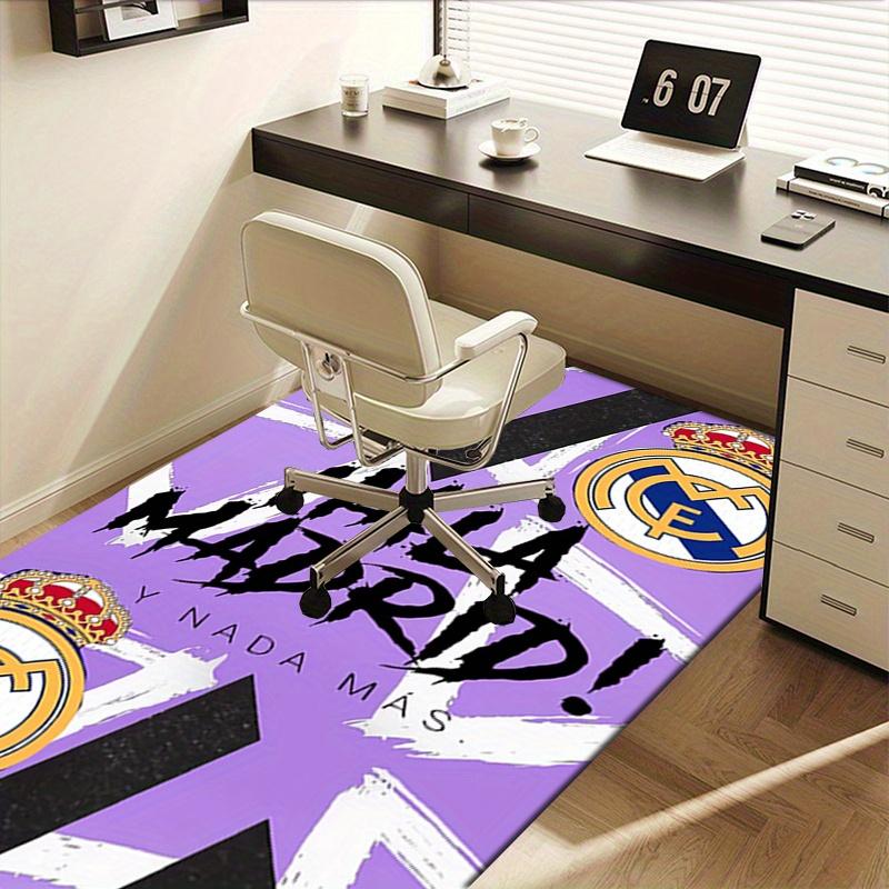 1 шт. Реал Мадрид, Футбольный клуб, Спортивная команда, Ковер для офиса, Мягкий полиэстер, Коврик для прихожей, Моющийся, Не