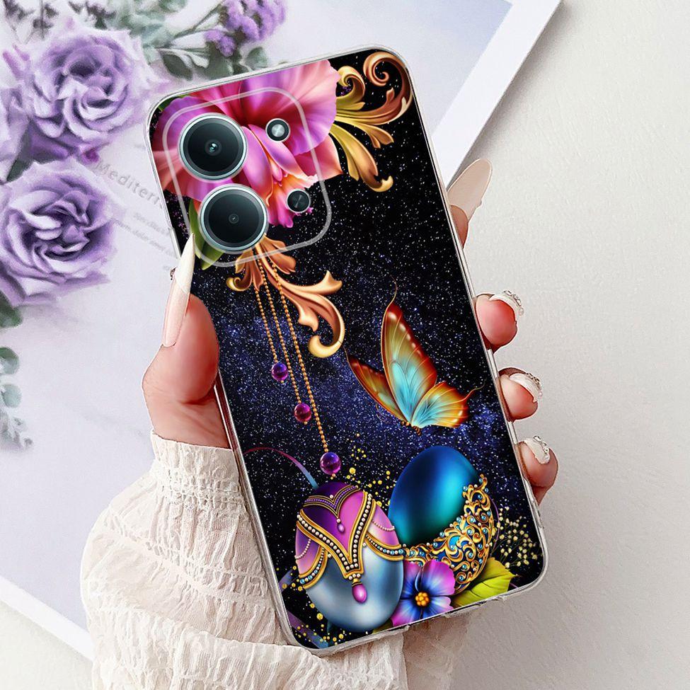 For Xiaomi Poco C85 4G Cover For Redmi 15C 4G Case Cute Cartoon Luxury Cool Boy Girls Fashion Butterfly Bumper Casing 25078RA3EA