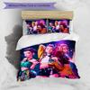 3pcs Kpop Hunter5 pattern bedding set duvet cover set includes duvet cover &pillowcases, perfect all season bedroom decoration & gift