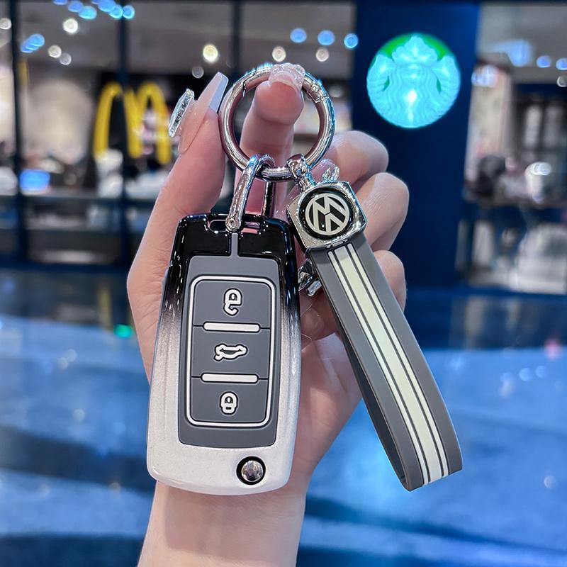 Для VOLKSWAGEN VW Чехол-оболочка для корпуса брелока автомобиля из цинкового сплава Для Volkswagen VW Polo Golf Passat Tiguan Beetle Caddy T5 Up Eos Ke