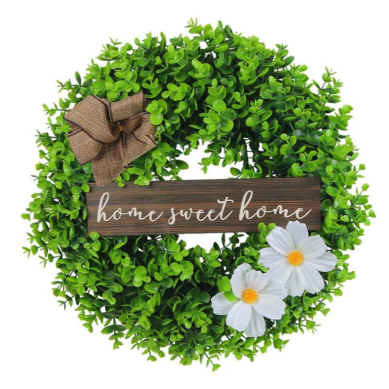 Front Door Decoration Wall Decoration Small Fresh Word Plate Garland Door Hanging