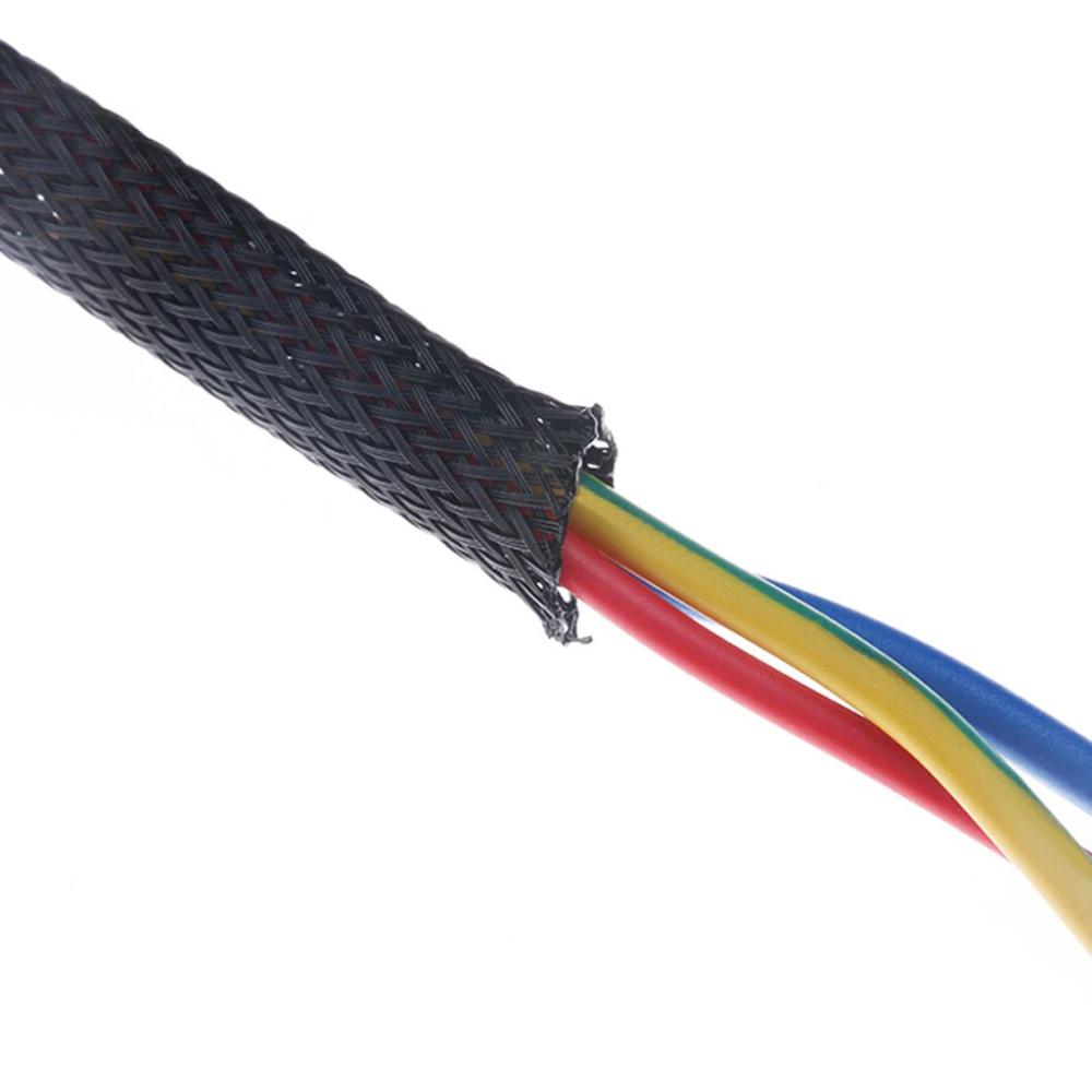 5M Expandable Gland PET Braid Sleeving Wire Protection Cable Insulation
