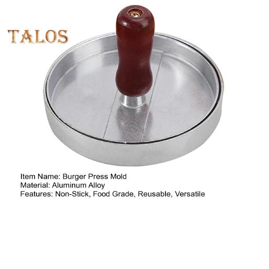 Пресс-форма для изготовления гамбургеров, антипригарная пищевая многоразовая дробилка для гамбургеров с колбасой и пирожками для домашнего кемпинга