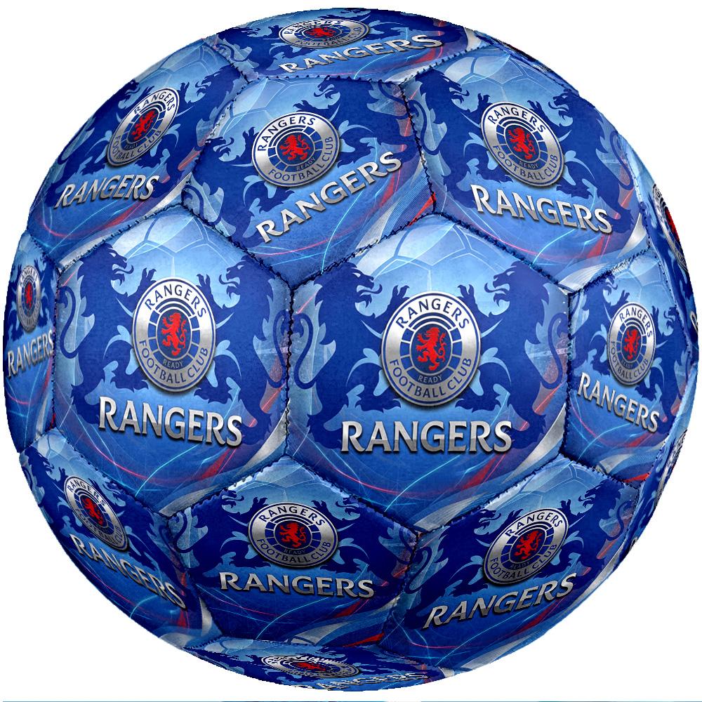 Rangers FC Size 5 Standard Football Durable Training Match Soccer Ball for Adult Outdoor Sports