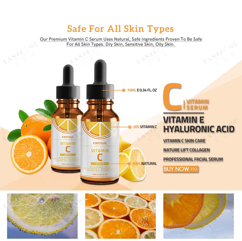 10 мл гиалуроновой кислоты, витамина С, отбеливающего ухода за лицом, питательной эссенции красоты
