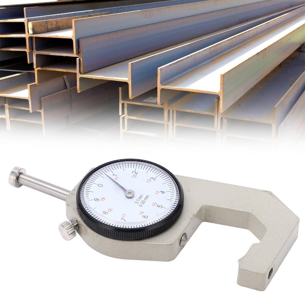 Clear Scale Dial Thickness Gauge Pointer Display Portable Thickness Meter For Metals