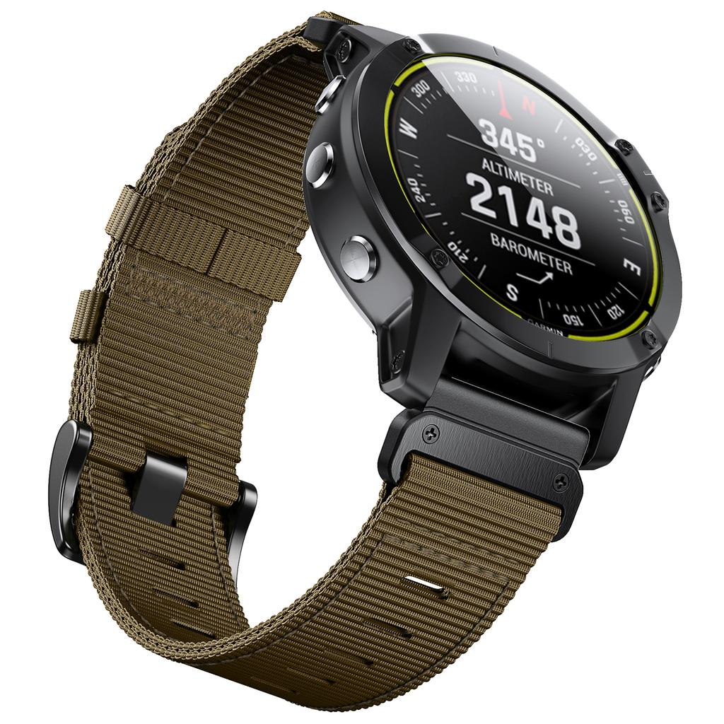 22 26 мм сменный ремешок Garmin из камуфляжного нейлона для Fenix5X/5XPlus/6X/6XPro/7X/3HR, легко устанавливаемый ремешок для часов для Fenix5 6 7 Instinct