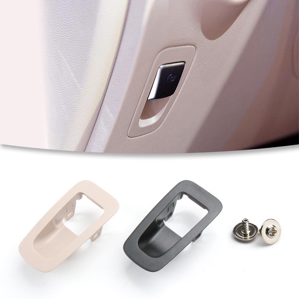 2536807202 Black/Beige Car Interior Handbrake Outer Cover For Mercedes Benz GLC Class W253 Parking Brake Switch Panel 2016-2025