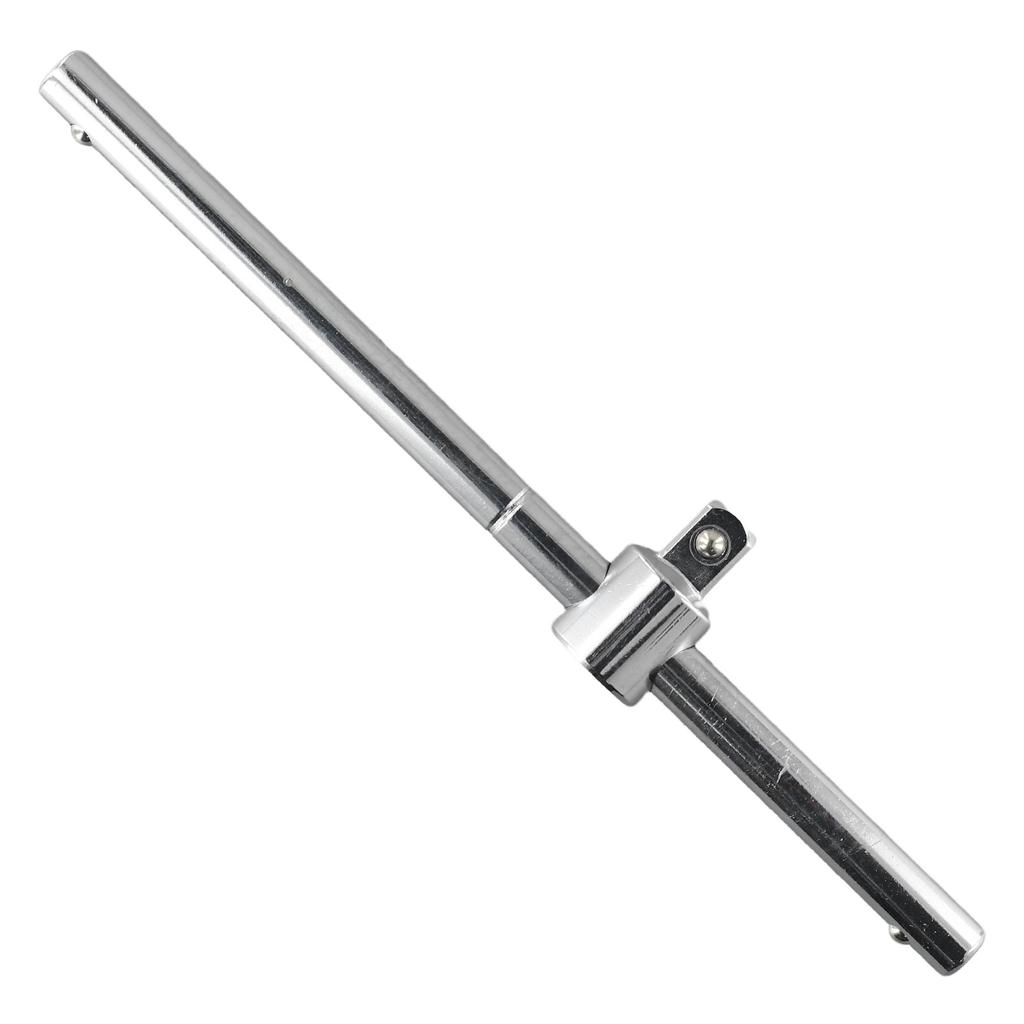Удлинитель для торцевого ключа с трещоткой 1/4" 3/8" 1/2", скользящая Т-образная рукоятка, адаптер для торцевой головки, скользящий стержень, инструменты для ремонта автомобилей, удлиненный скользящий стержень