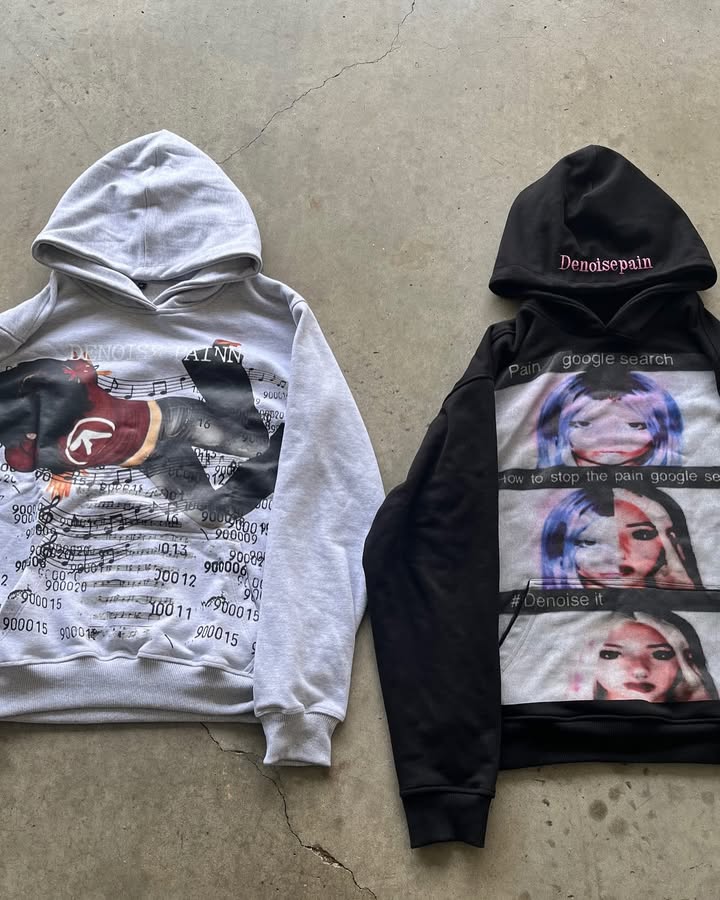 Harajuku Y2k Casual Print Hoodies Women Grunge Streetwear Sweatshirt Tops Goth Oversized Hoodie Clothes Tracksuit Men Clothing