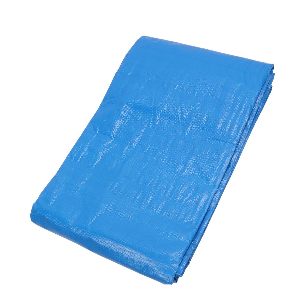 Тяжелый полиэстеровый брезент 6x6 м, синий, водонепроницаемый, устойчивый к УФ-излучению, многоцелевой полиэстеровый брезент