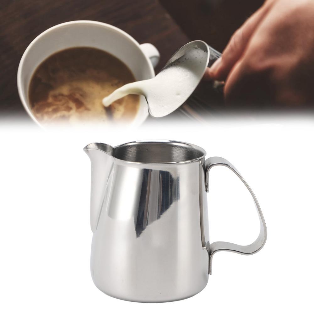 304 Stainless Steel Milk Frothing Pitcher 350ml Capacity Coffee Frothing Cup Home Coffee Shop