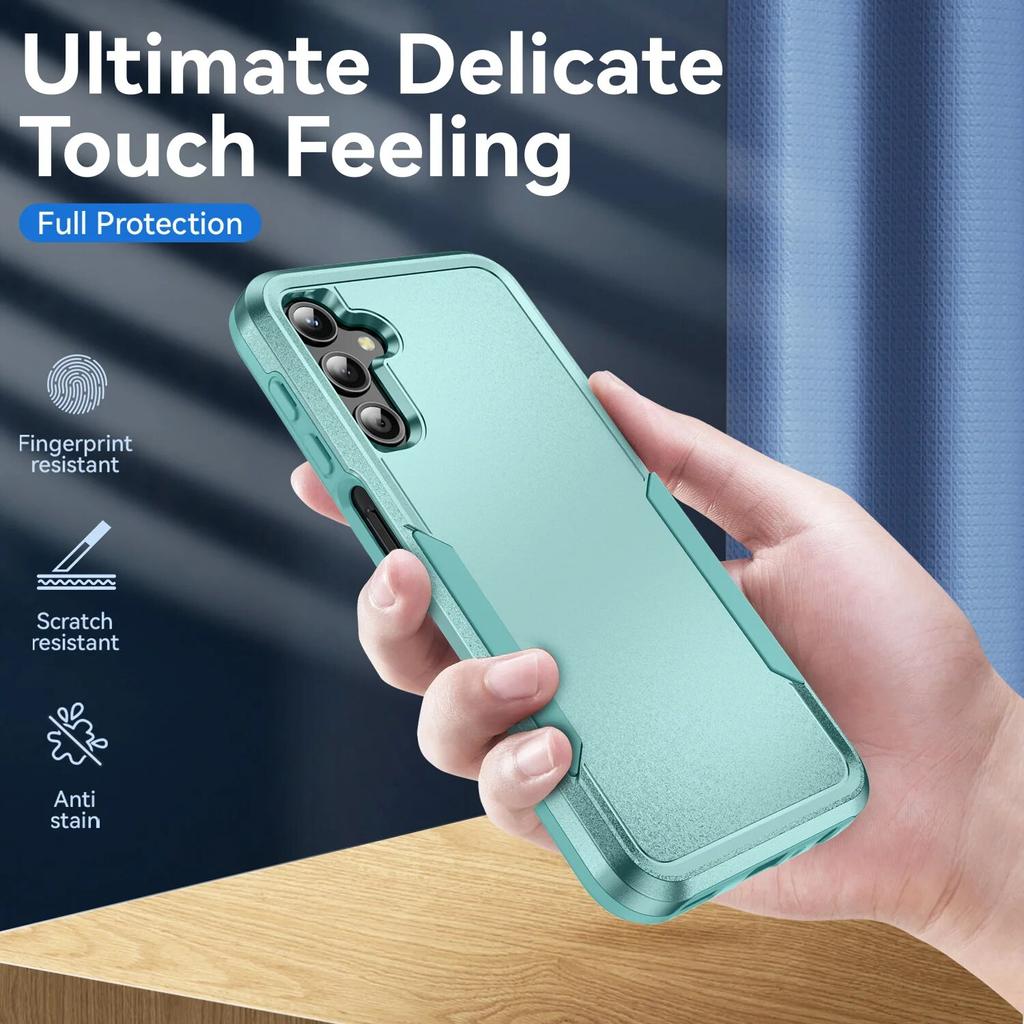 Anti-Scratch Fitted Armor Case for Samsung Galaxy S24 Plus S23 FE S21 Ultra S22 S20 5G Cell Phone Cover Coque Cases
