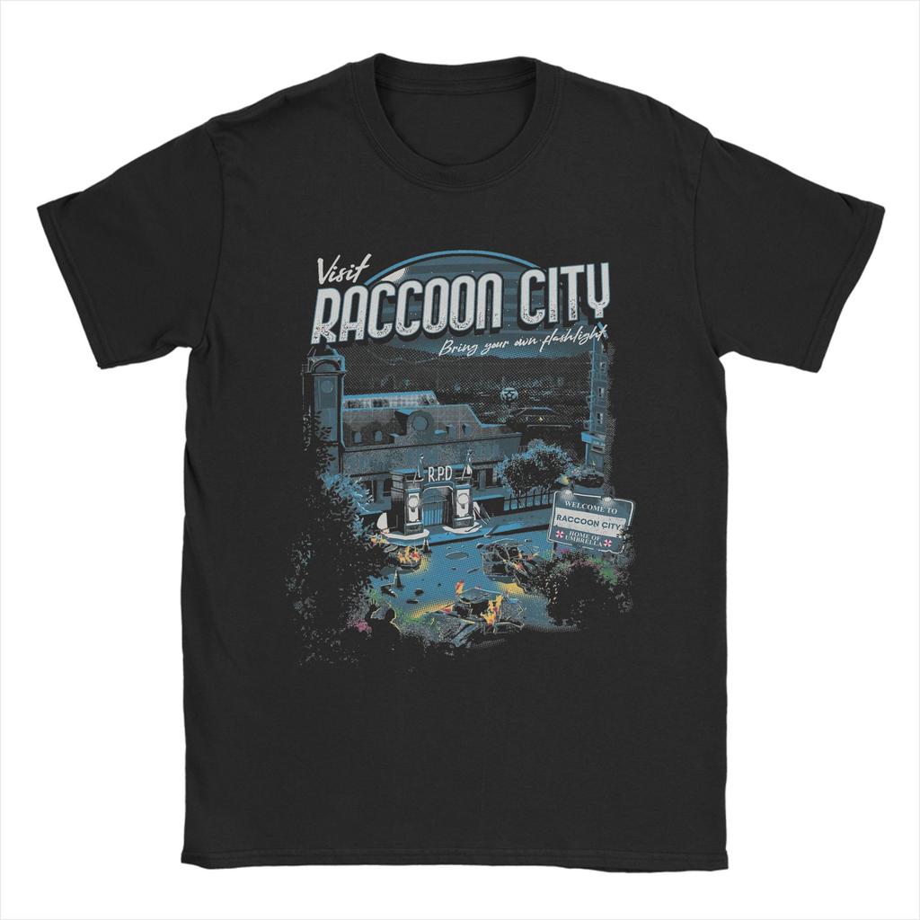 S.T.A.R.S.. Преобладали Жители Зла Футболки Чистый Хлопок Новинка Футболка Круглый Вырез Футболки Короткий Рукав Одежда Лето