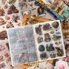20 Sheets Retro Flower character PET Die cut Stickers book Handmade Decorative Scrapbooking Account Creative Stationery Supplies