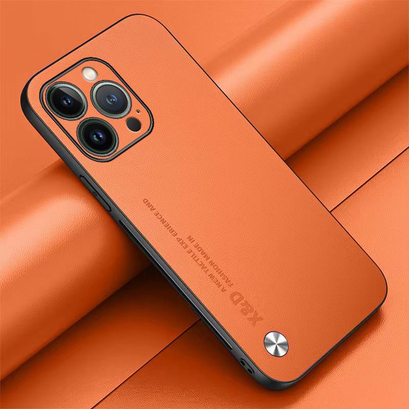 Применимо к iphone16 Kunlun чехол для мобильного телефона из гладкой кожи Apple 15ProMax кожаная текстура, противоударный 14 защитный чехол XS