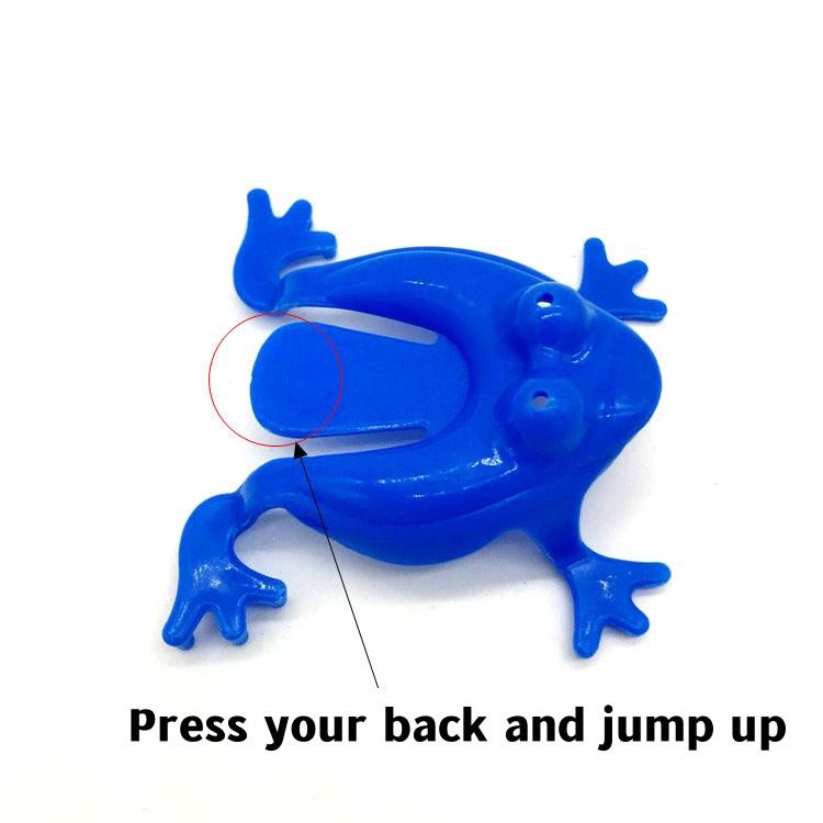 Детские цвета случайного дня рождения, 1/10 шт., антистрессовые интерактивные игрушки, прыгающая лягушка ручной работы