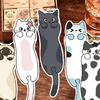 30 шт. Закладки в форме котят Бумажные закладки Маркер для страниц книги Портативное средство для чтения для любителя книг Учителя Студента