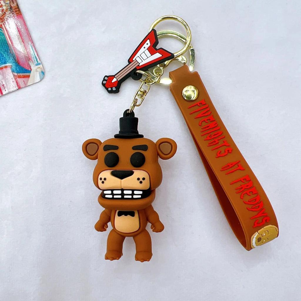 5Pcs Kawaii Doll Keychains, Backpack & Car Charms, Student Accessories - Cute Gift Set