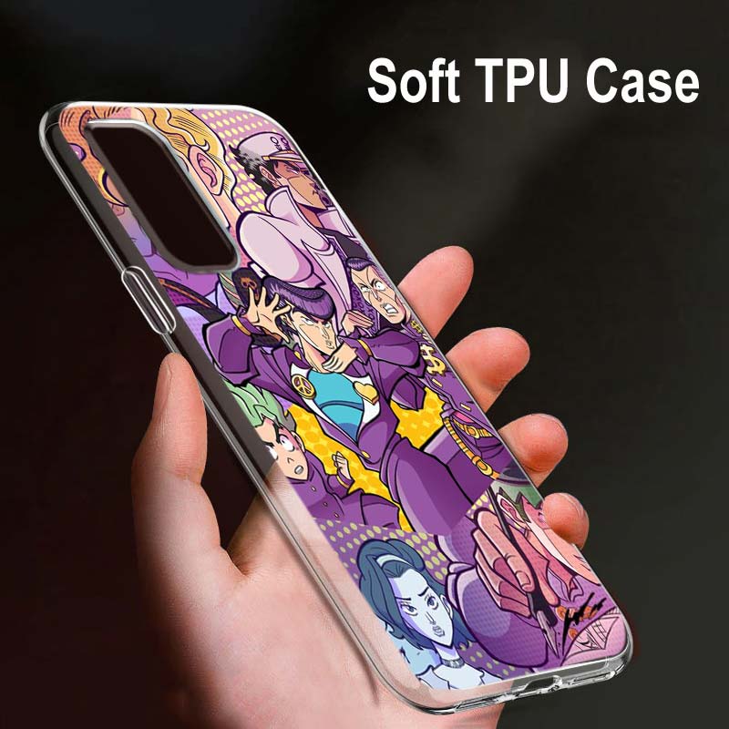 Jojo's Bizarre Adventure Jojo для OPPO Reno7 SE 6 5 ZF 4G 5G Find X2 X3 Neo Lite Pro Plus прозрачный мягкий чехол для телефона