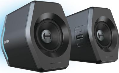 Edifier G2000 PC Speaker Computer Gaming Gaming Speaker AUX Wired Wireless Game Mode Sound Black 2.0ch Bluetooth/USB/3.5mm Connection/Фильм, Музыка,