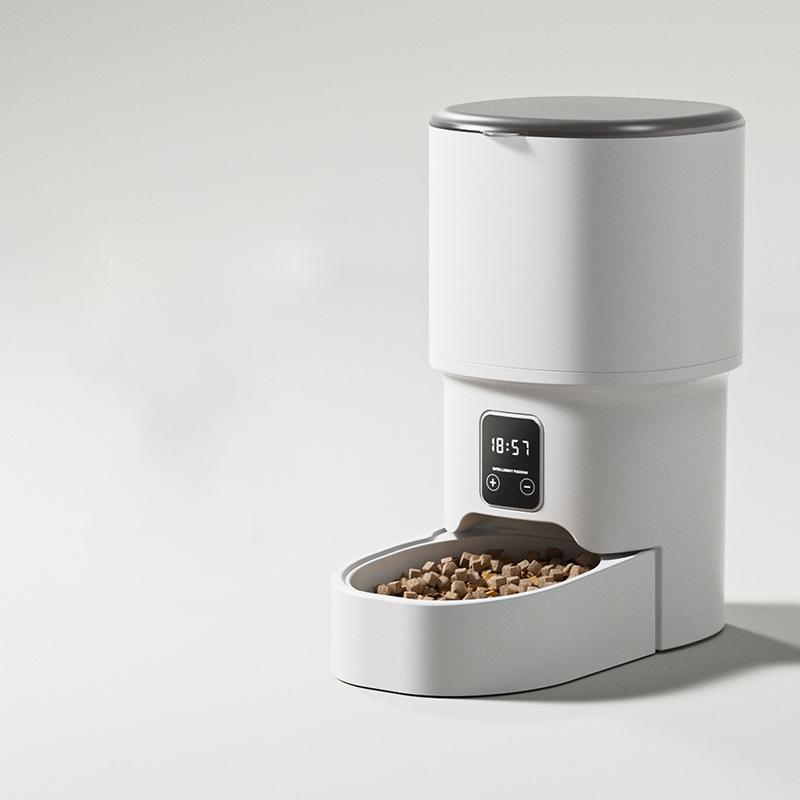 Smart Automatic Pet Feeder 4L with Mobile Phone Timing Quantitative Remote Feeding for Cats & Dogs APP