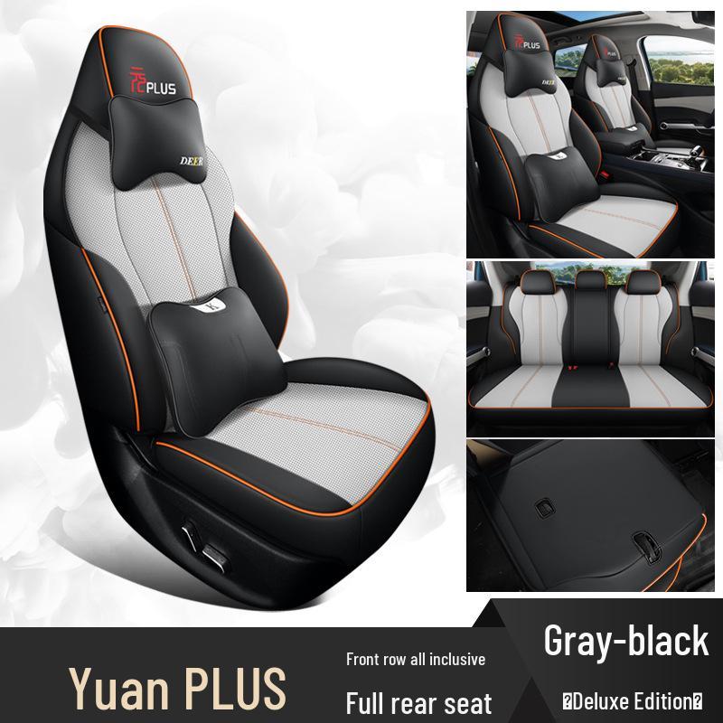 BYD Yuan PLUS All-Season Leather Seat Covers for Five-Seater Cars