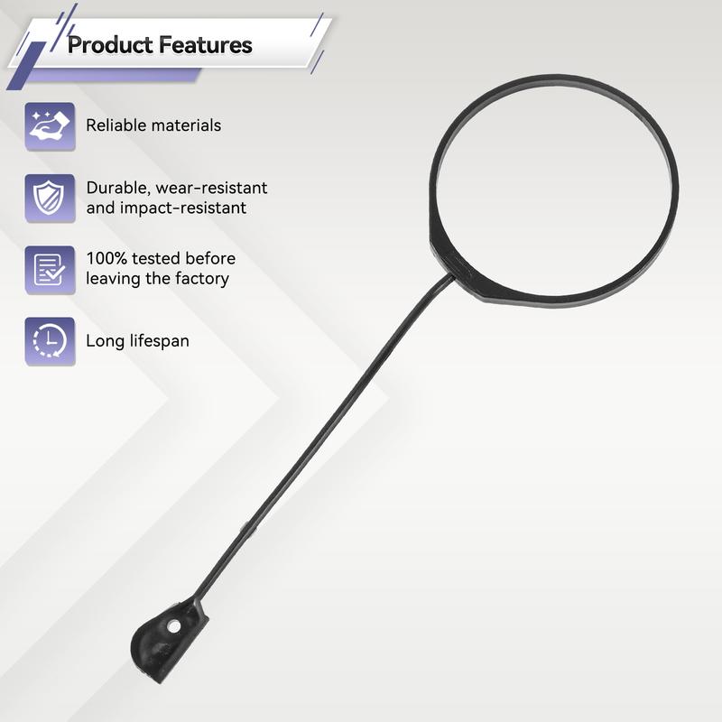 #LR053665 LR053666 Fit For Land Rover Discovery Range Rover Sport Evoque Jaguar XF Fuel Filler Gas Rope Cap Tether Rubber Strap