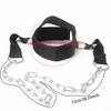 Head Muscle Strength Harness for Weight Training Head and Neck Training Headband with Adjustable Steel Chain and Strap