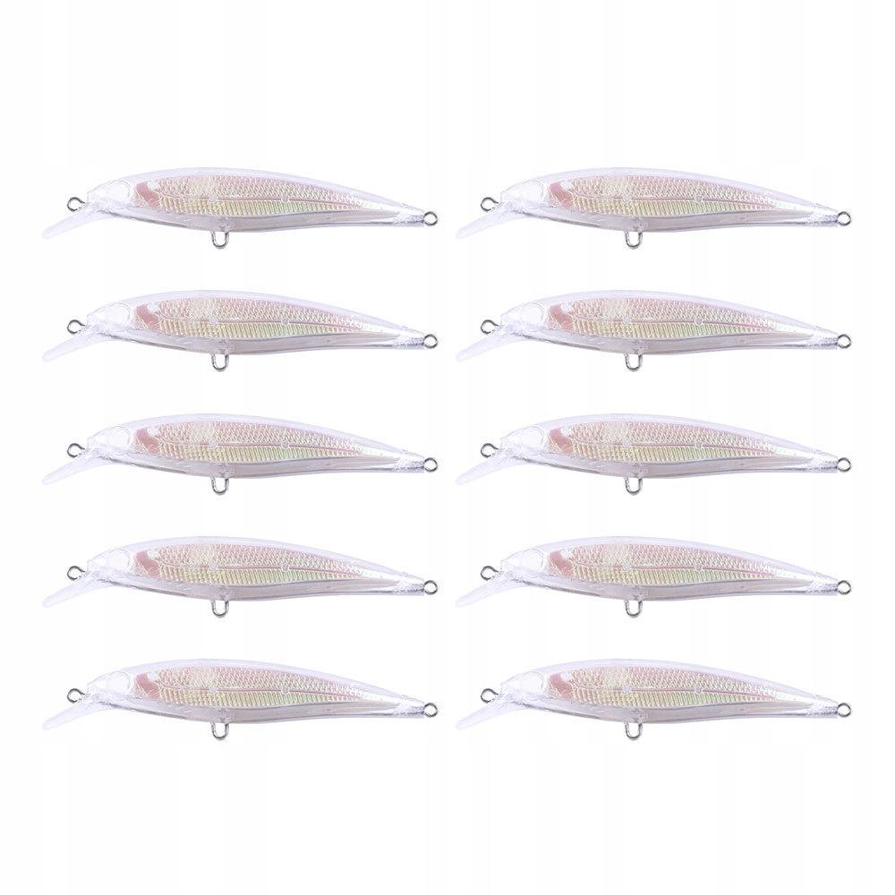 Body Wobbler Pike Zander Perch Do It Yourself For Painting 50 Pieces Mix