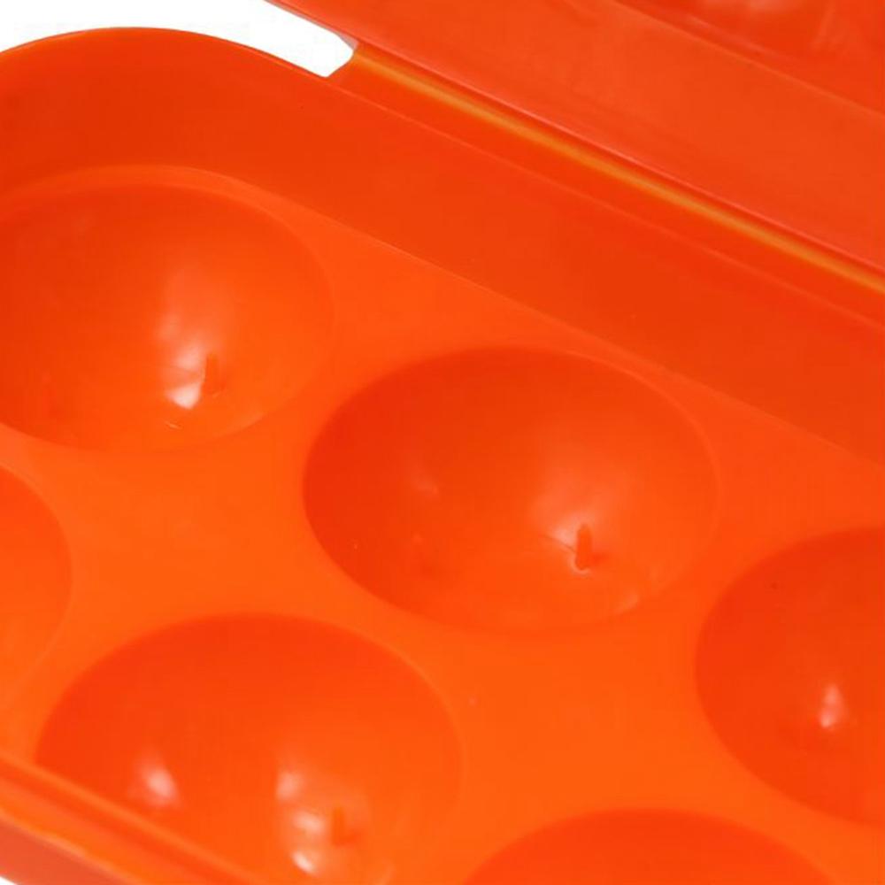 Portable Camping Egg Container Storage Box 6/12Grid Egg Holder Eggs Case Eggs Box Egg Storage Box