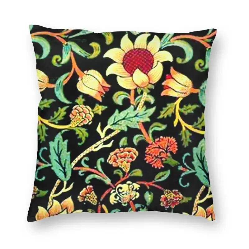 Уильям Моррис Похититель клубники Красный Наволочка Бархат Роскошные Декоративные Подушки Домашний Декор Для Дивана Гостиной Наволочка