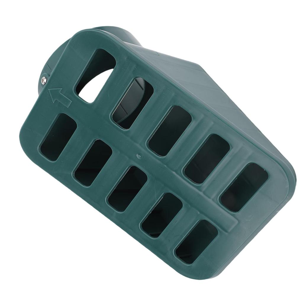 Садовая решетка для газона, дренажная решетка для двора, угловая, прочная, из ПП, для тяжелых условий эксплуатации, с митрой, дренажная решетка для интерфейсной трубы 3 4 дюйма, зеленая