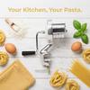 Aluminum Alloy Hand Cranking Noodle Press Portable Pasta Maker  Home Kitchen Restaurant