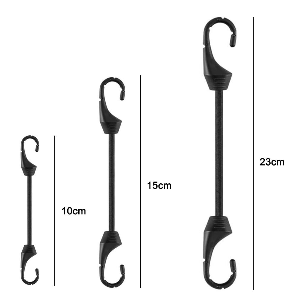 Motorcycle Elastic Luggage Rope Multi Functional Bundling Strap with Hooks High Quality Wear Resistant for Home Outdoor Bicycle